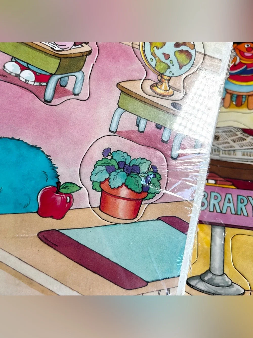 Merrigold Press Sesame Street Frame Tray Puzzle Lot from 1984